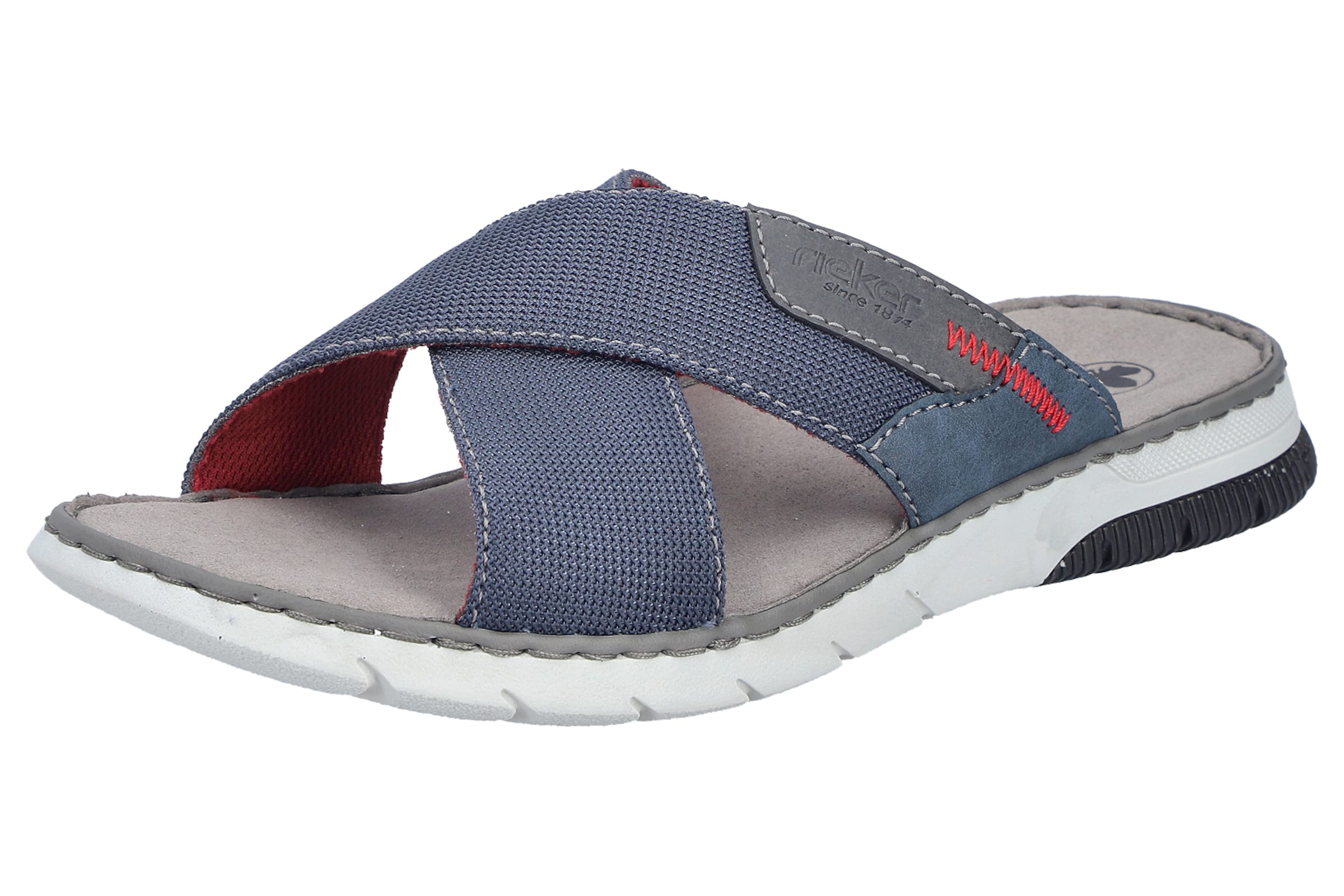 Rieker Mules '25250' in Blue: front
