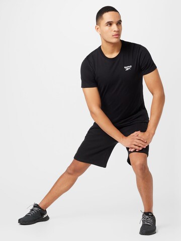 juoda Reebok Marškinėliai