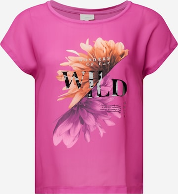 T-shirt 'KETTY' ONLY Carmakoma en rose : devant