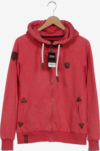 naketano Sweatshirt & Zip-Up Hoodie in XL in Red: front