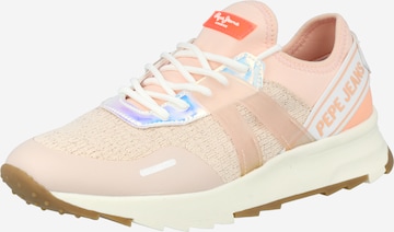 Pepe Jeans Låg sneaker 'JOY TECH SUMMER' i rosa: framsida