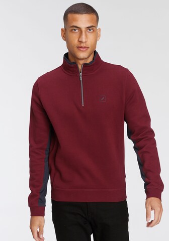 HECHTER PARIS Sweatshirt in Red: front