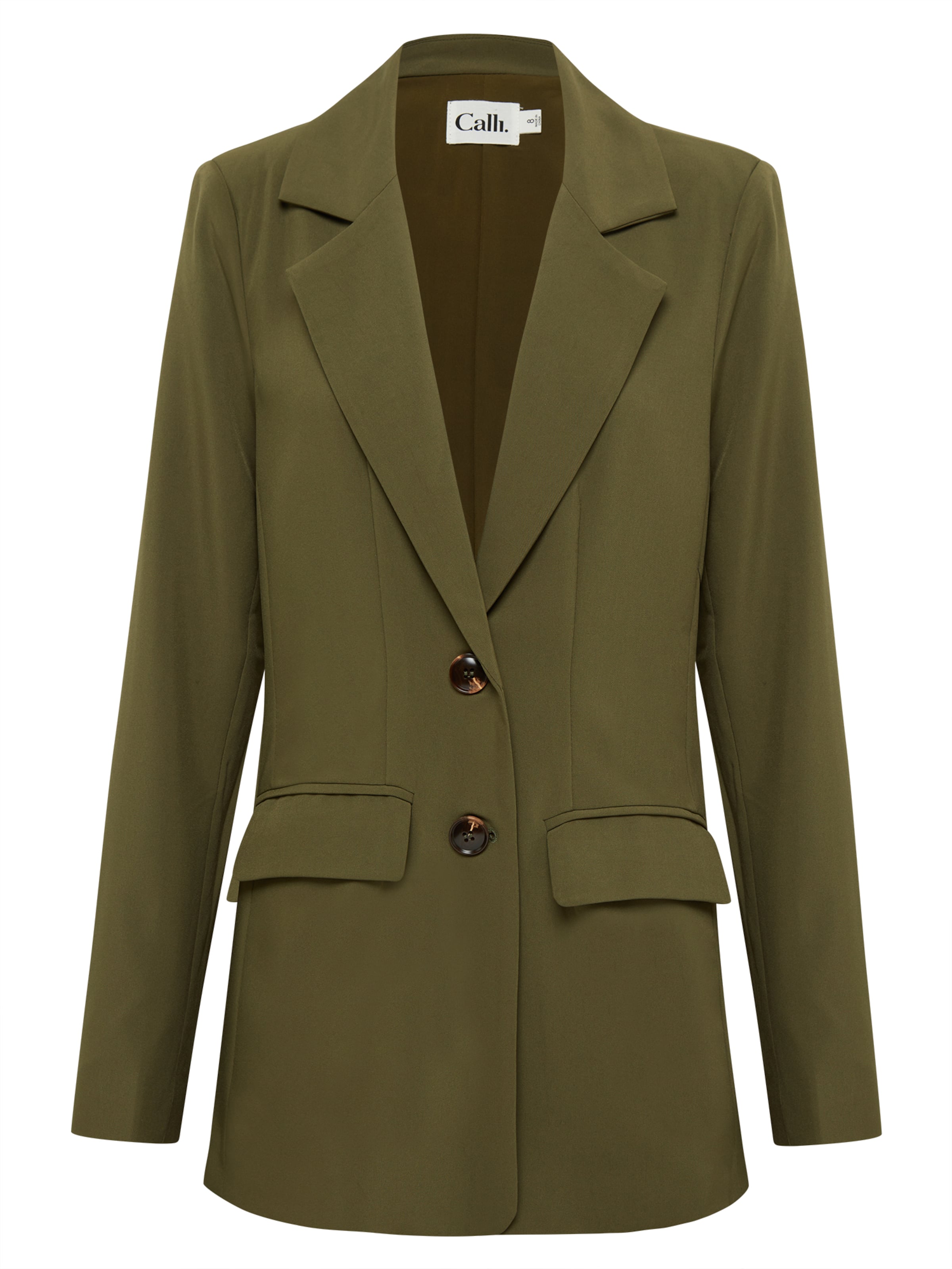 Calli Bleiser, värv roheline: eest vaates