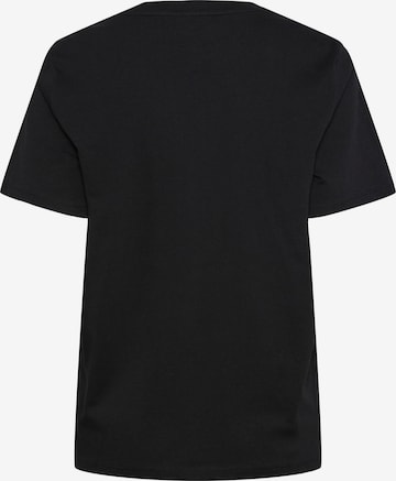 PIECES - Camiseta 'Ria' en negro