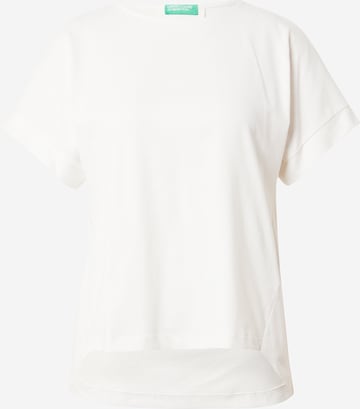 T-shirt UNITED COLORS OF BENETTON en blanc : devant