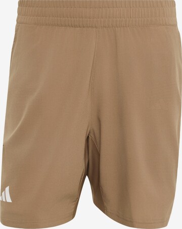 ADIDAS PERFORMANCE Sportshorts 'Ergo' in Braun: Vorderseite