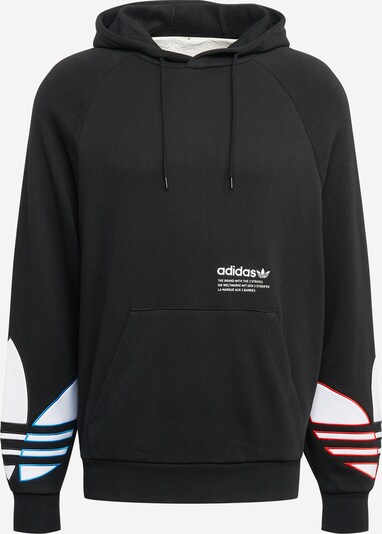 ADIDAS ORIGINALS Sweatshirt in blau / hellrot / schwarz / weiß, Produktansicht