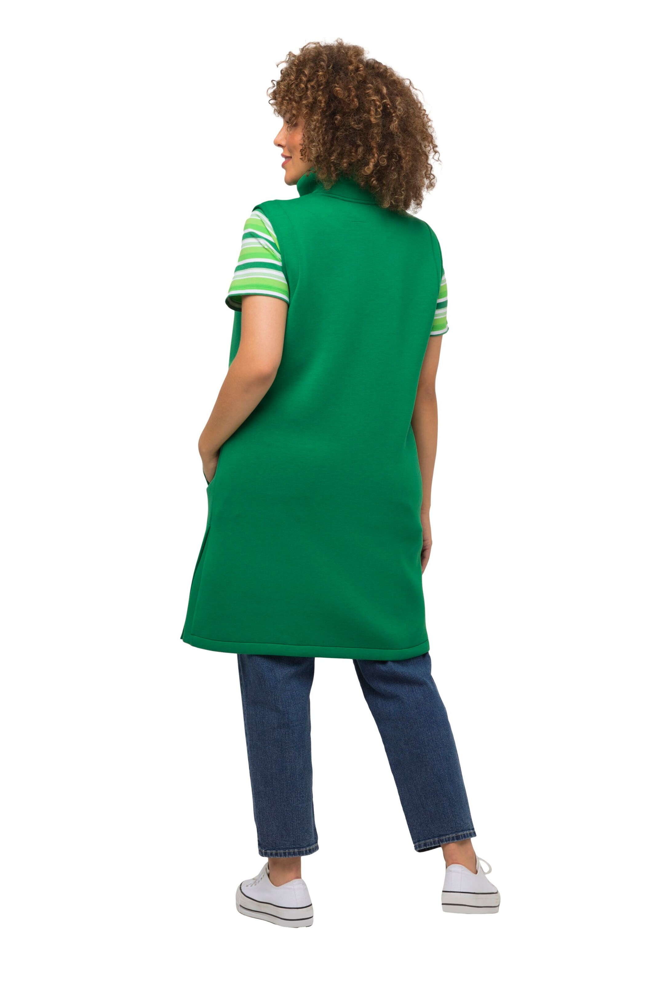 Ulla Popken Vest in Green