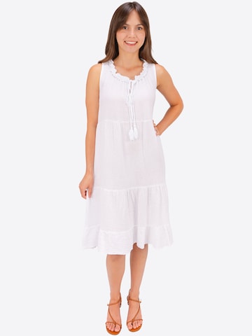 Robe ' BUKI' Seasons of April en blanc