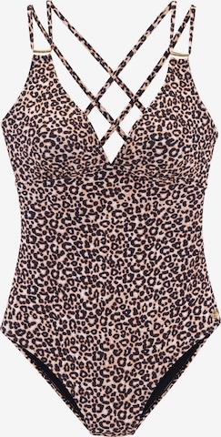 LASCANA Uimapuku värissä ruskea: etupuoli