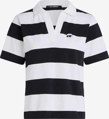 juoda Karl Lagerfeld Marškinėliai: priekis