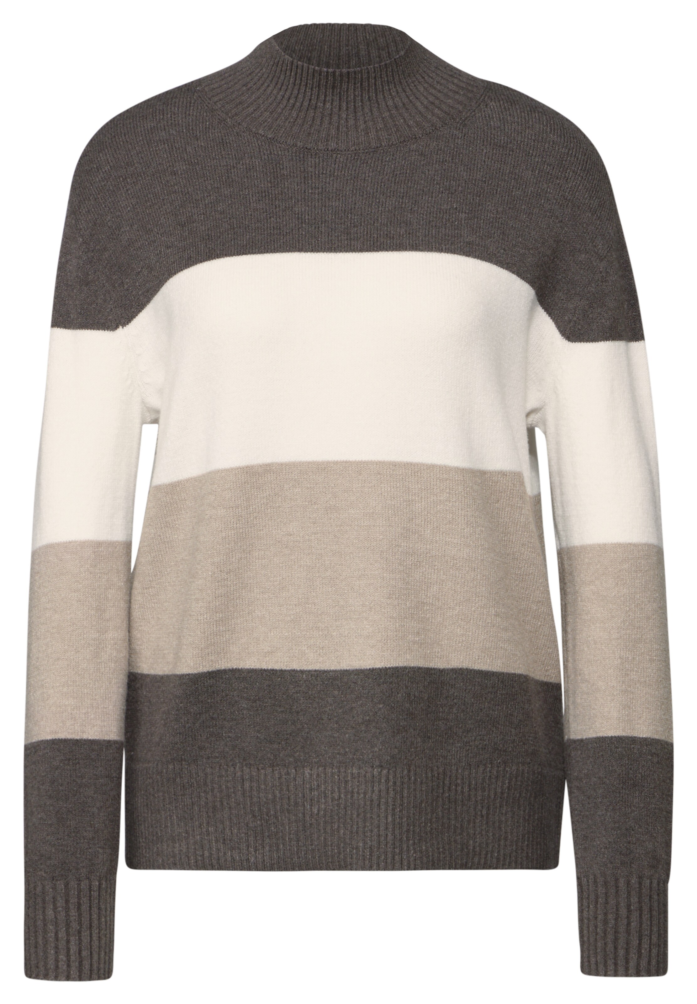 STREET ONE Sweater in Brown: front