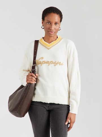 NAPAPIJRI Sweater 'D-MALEZ' in Beige: front