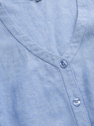 Cellbes of Sweden Ärmellose Bluse aus Leinen- und Viskosemischung in Blau