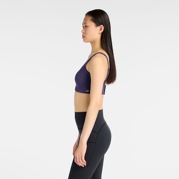 new balance - Soutien Bustier Soutien de desporto em roxo