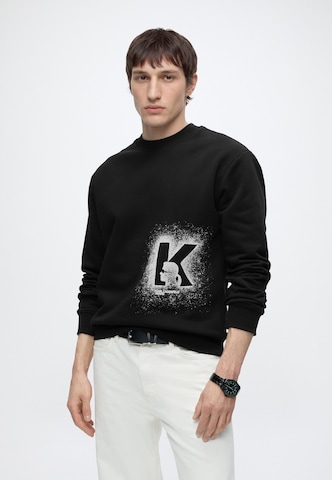 juoda KARL LAGERFELD JEANS Megztinis be užsegimo