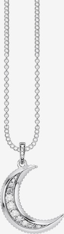 Thomas Sabo Necklace 'Royalty Mond' in Silver: front