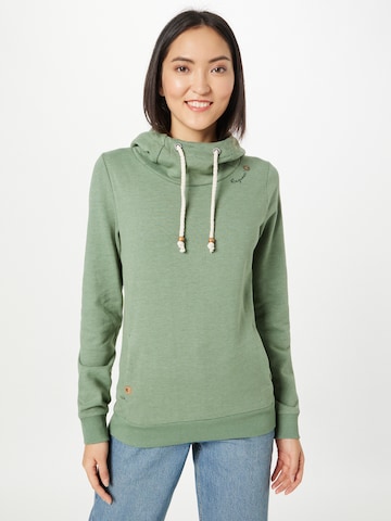 Ragwear Sweatshirt 'FLORA' in Groen: voorkant