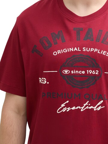 TOM TAILOR Men + Shirt in Rood