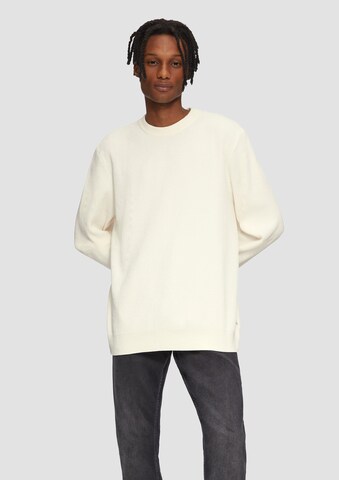 QS Sweater in White: front