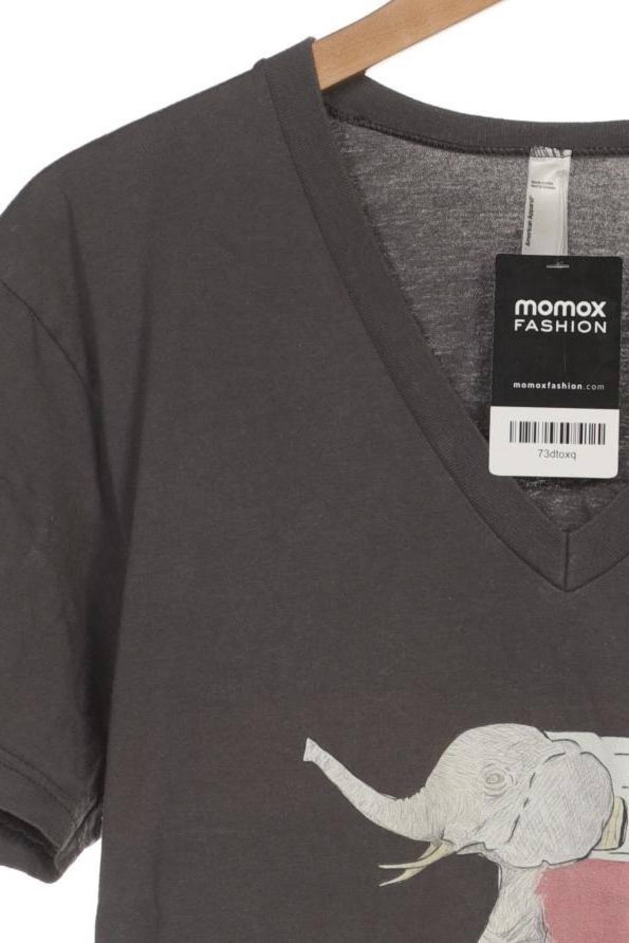 American Apparel Top & Shirt in M in Grey