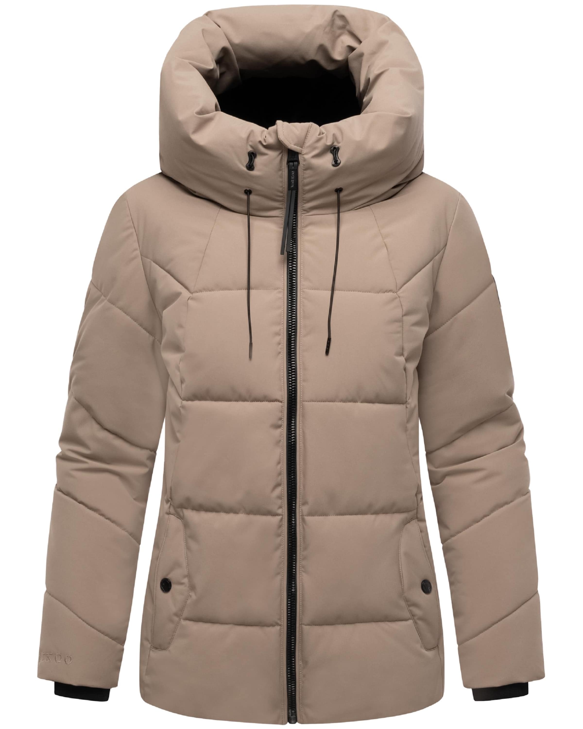 Giacca invernale 'Kuscheltatze XVI' di MARIKOO in beige: frontale