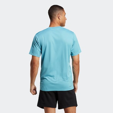 ADIDAS PERFORMANCE Функционална тениска 'Train Essentials ' в синьо