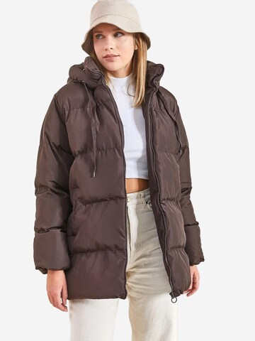 Veste d’hiver Bianco Lucci en marron