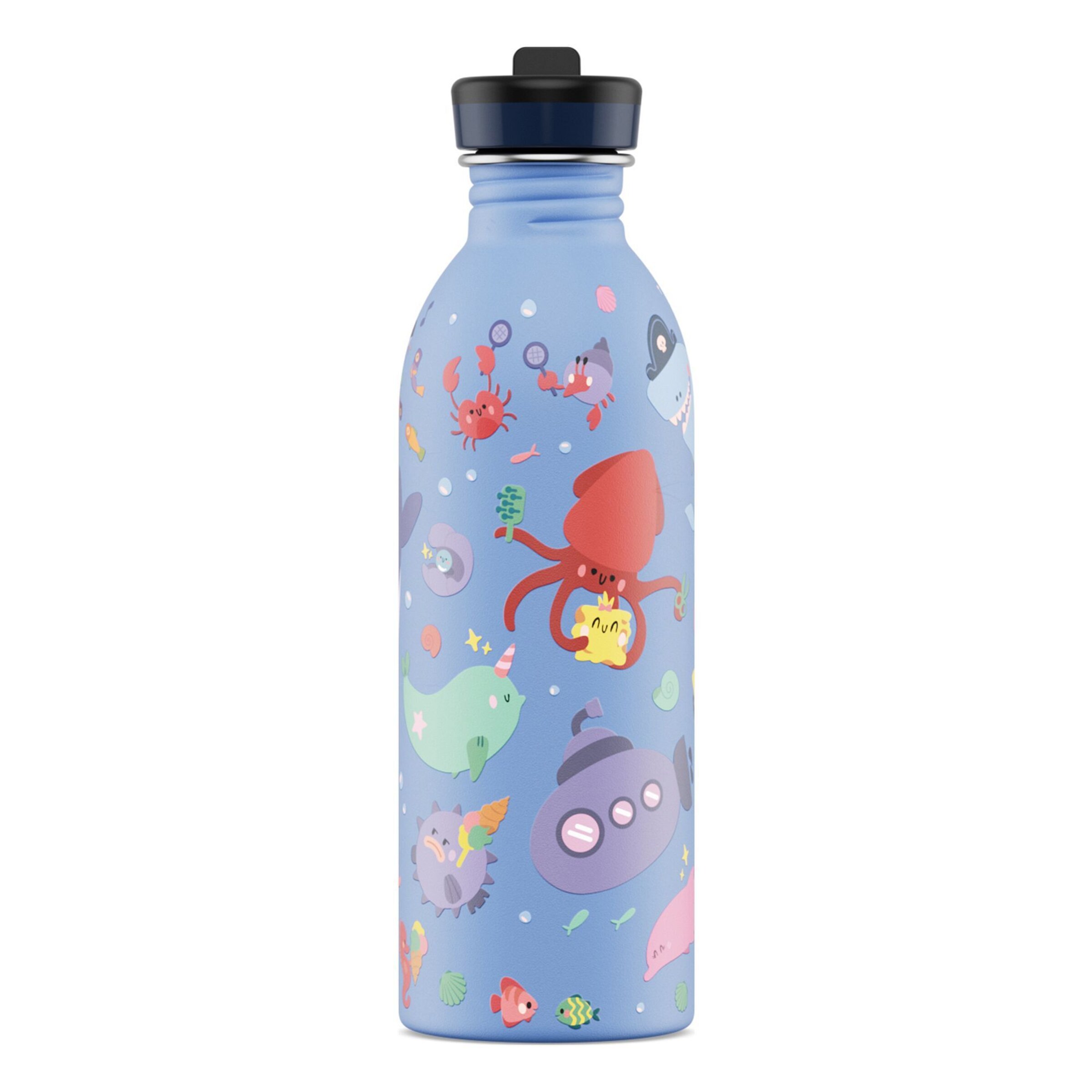 24Bottles Drinkfles 'Kids Urban' in Blauw
