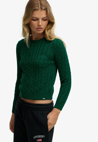 Superdry & Co Trui 'Essentials' in Groen