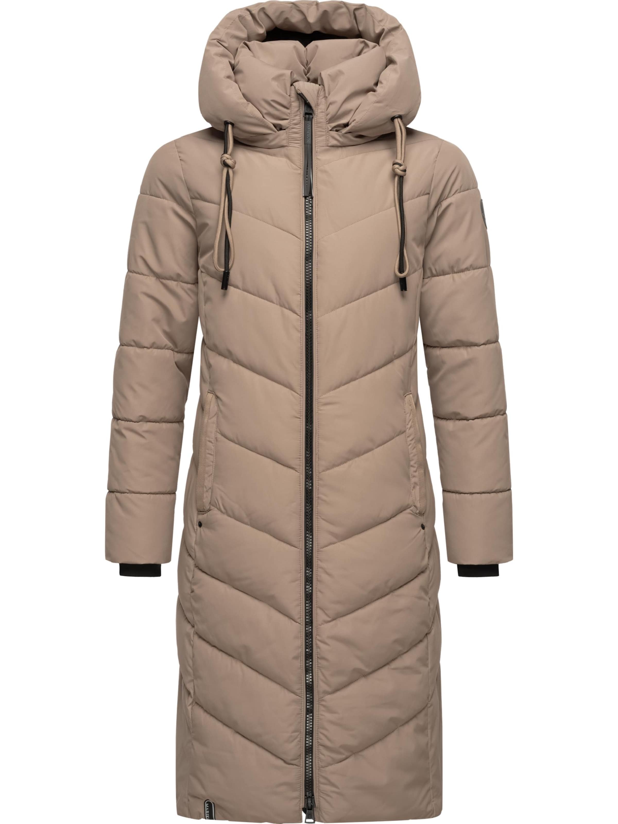 Manteau d’hiver 'Sahnekatzii XIV-1' MARIKOO en beige : devant