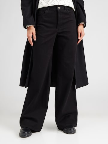 Wide Leg Jean Marimekko en noir : devant