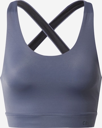 Casall Sports Bra in Blue: front