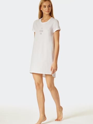 Camicia da notte 'Summer Night' di SCHIESSER in bianco