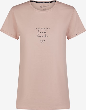 By Louise Pajama Shirt ' Mix & Match ' in Pink: front