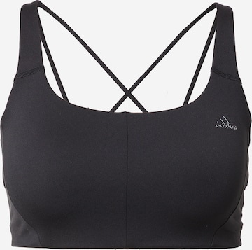 ADIDAS SPORTSWEAR - Bustier Sujetador deportivo 'Coreflow Medium-Support' en negro: frente