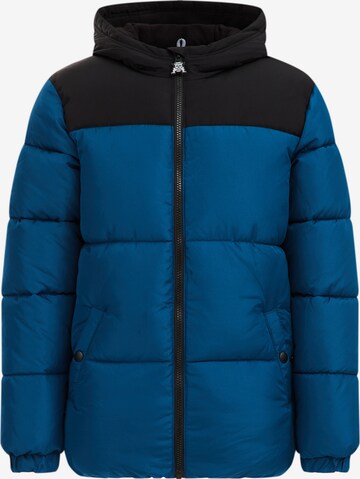 WE Fashion Winter jacket in Blue: front