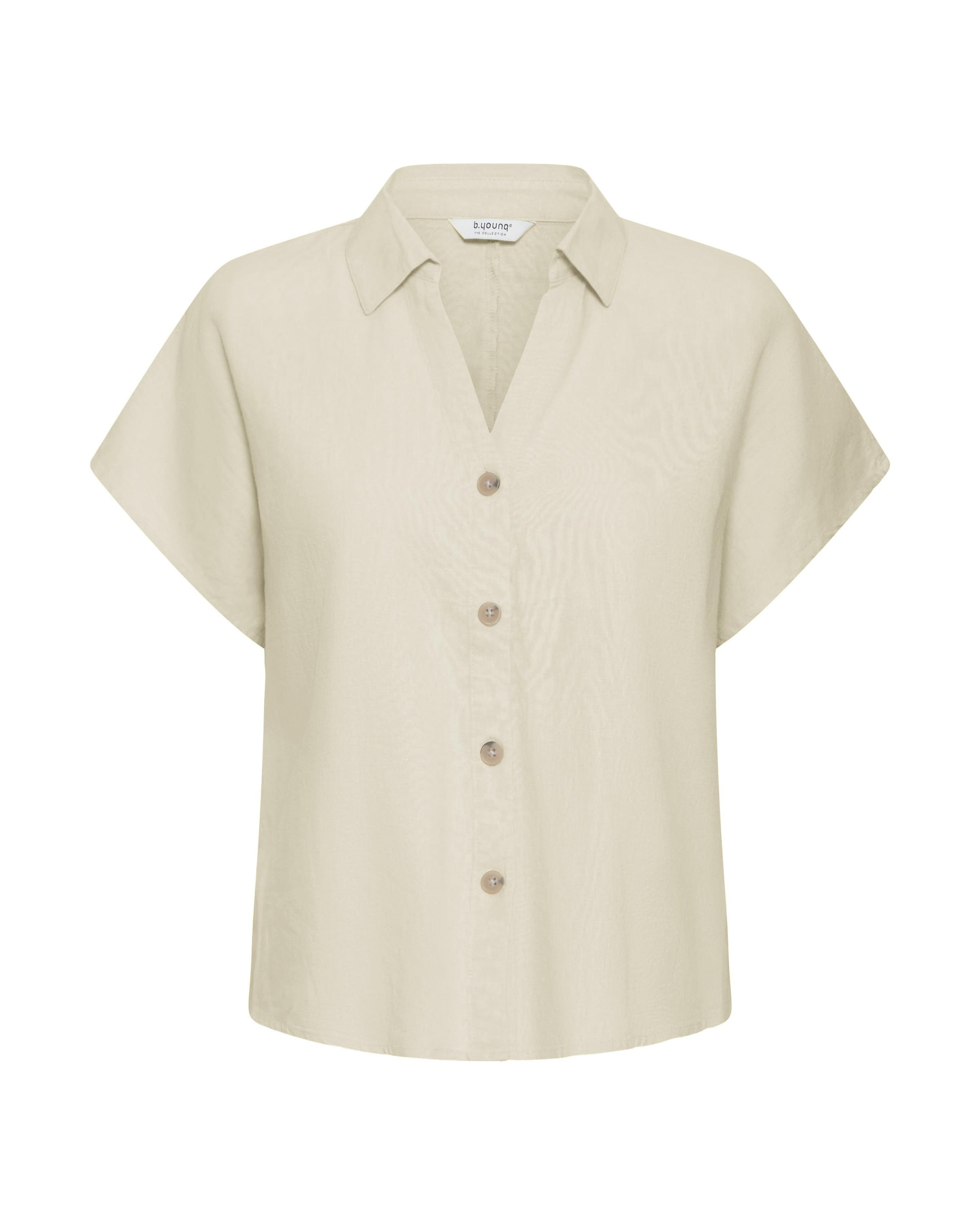 b.young Bluse in Beige: Vorderseite