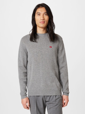 LEVI'S ® Пуловер 'Original HM Sweater' в сиво: отпред