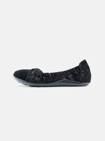 BÄR Ballet Flats 'Elly Textil' in Black: front