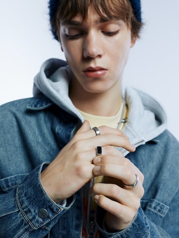 Pull&Bear Pierścionek w kolorze srebrny: przód