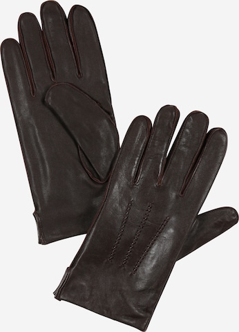 Gants JOOP! en marron : devant