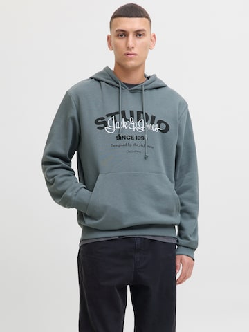 JACK & JONES Majica 'JJYUKI' | modra barva: sprednja stran
