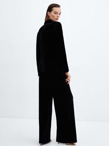 MANGO Wide leg Pants 'XENPHANT' in Black