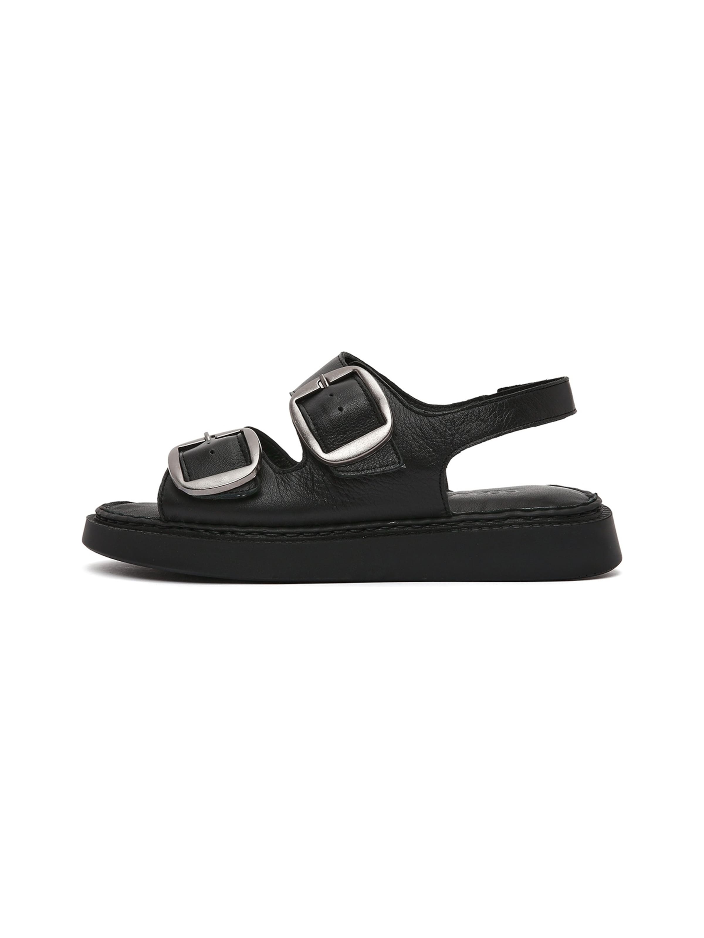 Derimod Sandals in Black: front