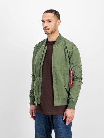 ALPHA INDUSTRIES Between-Season Jacket 'MA-1 TT' in Green