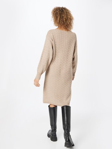 UNITED COLORS OF BENETTON Knitted dress in Beige