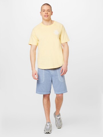 T-Shirt 'Darren' Les Deux en jaune