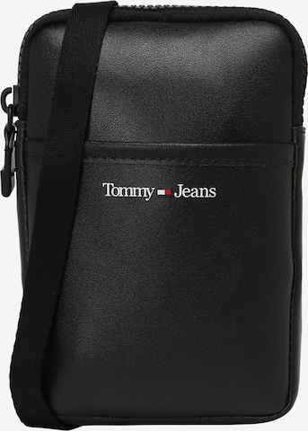 Geantă de umăr de la Tommy Jeans pe negru: față