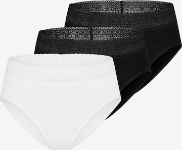 Mey Panty 'Modal Lace' in Grey: front